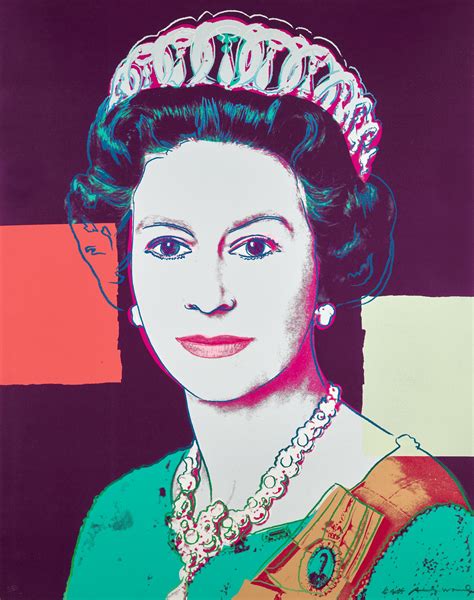 queen elizabeth andy warhol wallpaper.